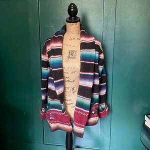 True Vintage 100% Wool Granola Girl Cardigan of Your Dreams by Ralph Lauren
